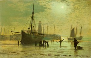 Der Leuchtturm von Scarborough, 1877