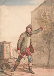 Ein Feuerwehrmann von John Augustus Atkinson