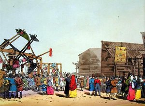 Katcheli, vom Künstler geätzt, veröffentlicht 1804 (Farblitho)