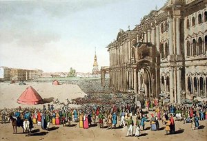 Öffentliches Fest, vom Künstler radiert, veröffentlicht 1804