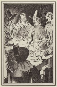 Illustration für Moll Flanders von Daniel Defoe von John Austen
