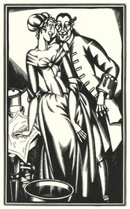 Illustration für Tristram Shandy von Laurence Sterne