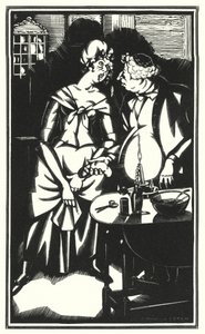 Illustration für Tristram Shandy von Laurence Sterne von John Austen