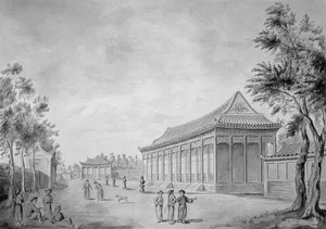 Audienzhalle im Alten Sommerpalast, Peking, 1793 von John Barrow