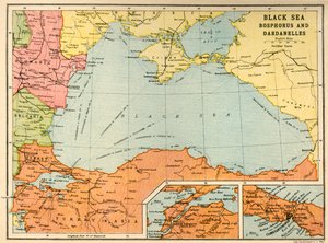 Schwarzes Meer: Bosporus und Dardanellen, ca. 1914, ca. 1920 von John Bartholomew and Son