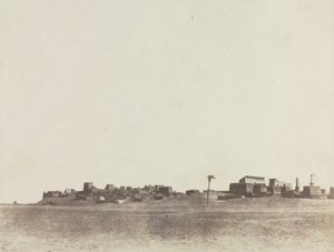 Ansicht von Luxor, 1854