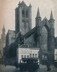 Die Kathedrale von St. Bavo, Gent, Belgien, ca. 1900-1914-1915 von John Benjamin Stone