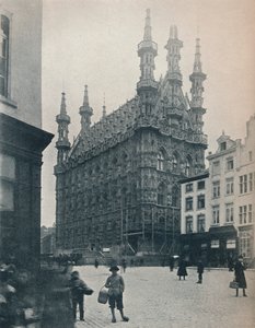 Das Rathaus, Leuven, Belgien, ca. 1900-1914-1915