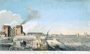 Ein Blick auf die Chelsea Water Works, 1750 von John Boydell