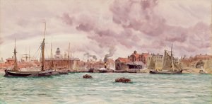 Hafen von Portsmouth, 1884