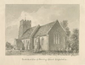 Armitage Kirche: Sepia-Zeichnung