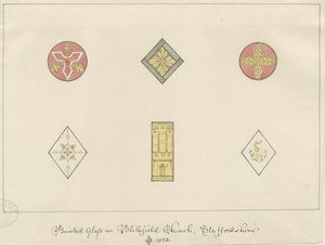 Blithfield Kirche - bemaltes Glas von John Buckler