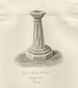 Taufbecken in der Calton Kapelle - Jetzt 