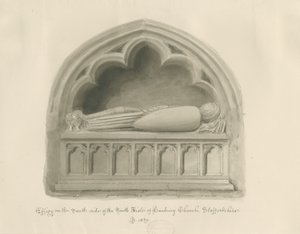 Hanbury Kirche - Effigie [von Sir John Hanbury]