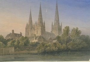 Lichfield Kathedrale - Südwestansicht