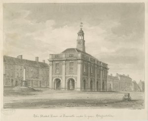 Newcastle-under-Lyme - Marktplatz von John Buckler