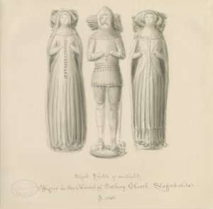 Norbury Kirche - Effigie [von Sir Edward Botiler]