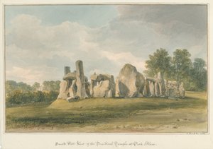 Oxfordshire - Henley upon Thames - Druidentempel im Park Place, 1826 von John Buckler