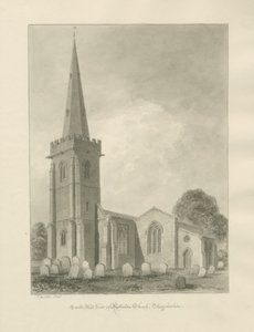 Rolleston Kirche von John Buckler