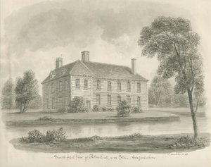 Stone - Aston Hall: Sepia-Zeichnung