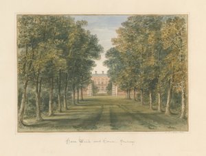 Surrey - Ham Walk und Haus von John Buckler
