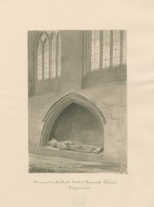 Tamworth Kirche - Denkmal eines Priesters von John Buckler