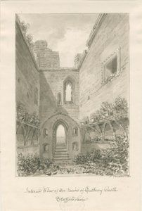 Tutbury Castle - Innenansicht der Ruinen