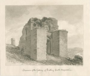 Tutbury Castle - Überreste des Tors