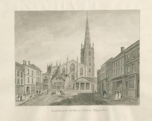 Walsall Stadt und Kirche