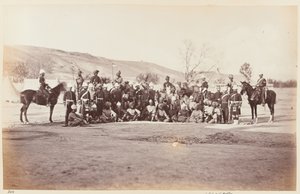 Assistent Adjutant General mit Provost-Marshal und Stab, ca. 1879 von John Burke