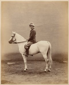 General Roberts auf Vonolel, ca. 1881 von John Burke