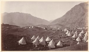 Shergai Heights Blick auf Ali Musjid, um 1878 von John Burke