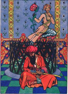Träumerei von Ormuz dem Perser, Illustration aus The Garden of Kama (and other lyrics from India), 1920