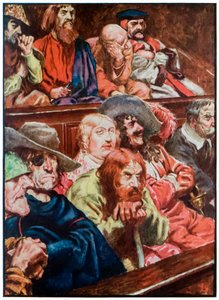 "Die Jury" aus "Die Pilgerreise von dieser Welt zu der zukünftigen" von John Bunyan