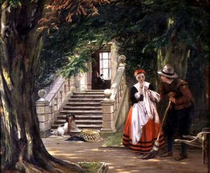 Die Flirtation vor dem Haus des Meisters