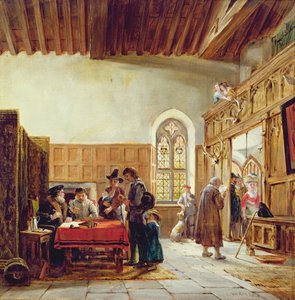 Das Innere der Großen Halle, Haddon: Zahltag