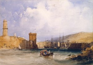 Der Eingang zum Hafen von Marseille
