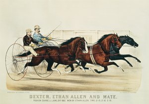 Dexter, Ethan Allen und Gefährte, veröffentlicht von Nathaniel Currier (1813-88) und James Merritt Ives (1824-95), 1874