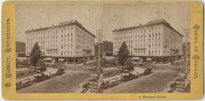 Sherman House, um 1865 von John Carbutt
