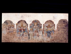 Studie der Wandmalereien im Kapitelsaal