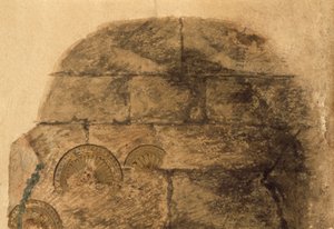 Studie der Wandmalereien im Kapitelhaus von John Carter