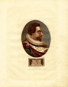 Porträt von König James I. von England von John Chapman