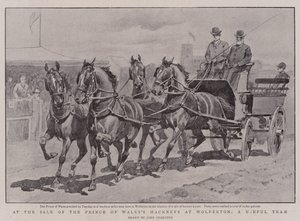 Beim Verkauf der Hackneys des Prinzen von Wales in Wolferton, ein nützliches Team von John Charlton
