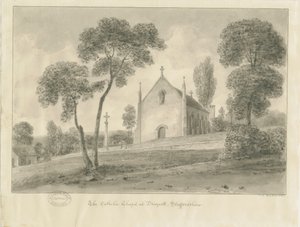 Cresswell - Draycott-in-the-Moors Katholische Kapelle von John Chessell Buckler