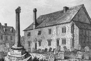 Grammatikschule in Dorchester, Oxfordshire von John Chessell Buckler