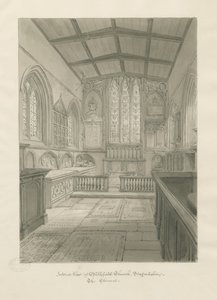 Innenraum der Blithfield Kirche