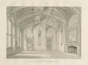 Innenraum der Blithfield Hall (1823)