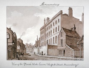 Gemeindearmenhaus, Tanner Street, Bermondsey, London, 1828 von John Chessell Buckler