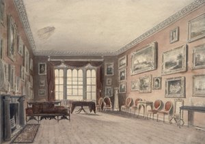 Die Galerie in Browsholme, in der Nähe von Clitheroe, Yorkshire