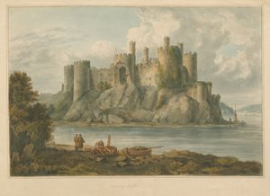 Wales - Carnarvonshire - Conway Schloss von John Chessell Buckler